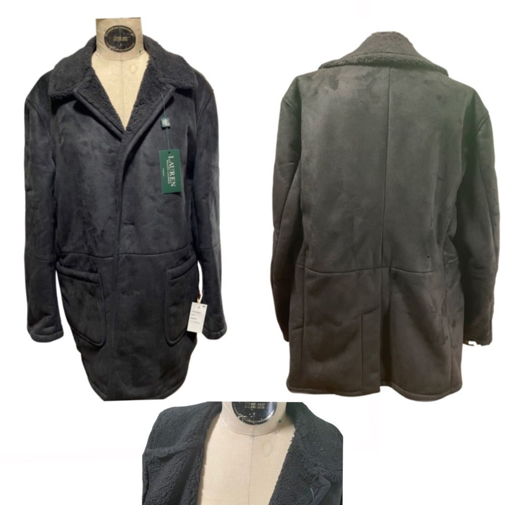 Ralph Lauren Black Overcoat NWT